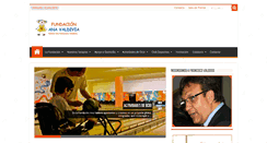 Desktop Screenshot of fundacionanavaldivia.org
