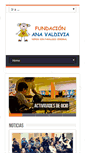 Mobile Screenshot of fundacionanavaldivia.org